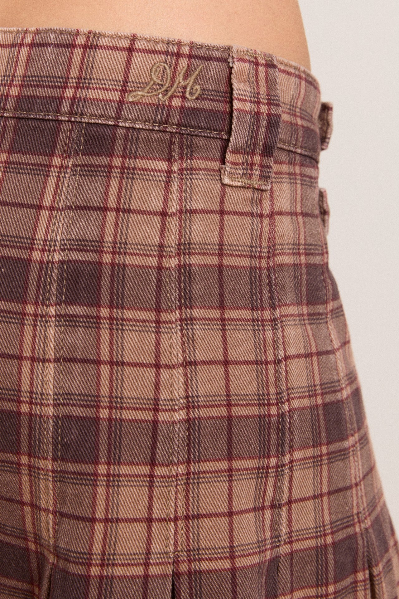 matty kilt - tan check