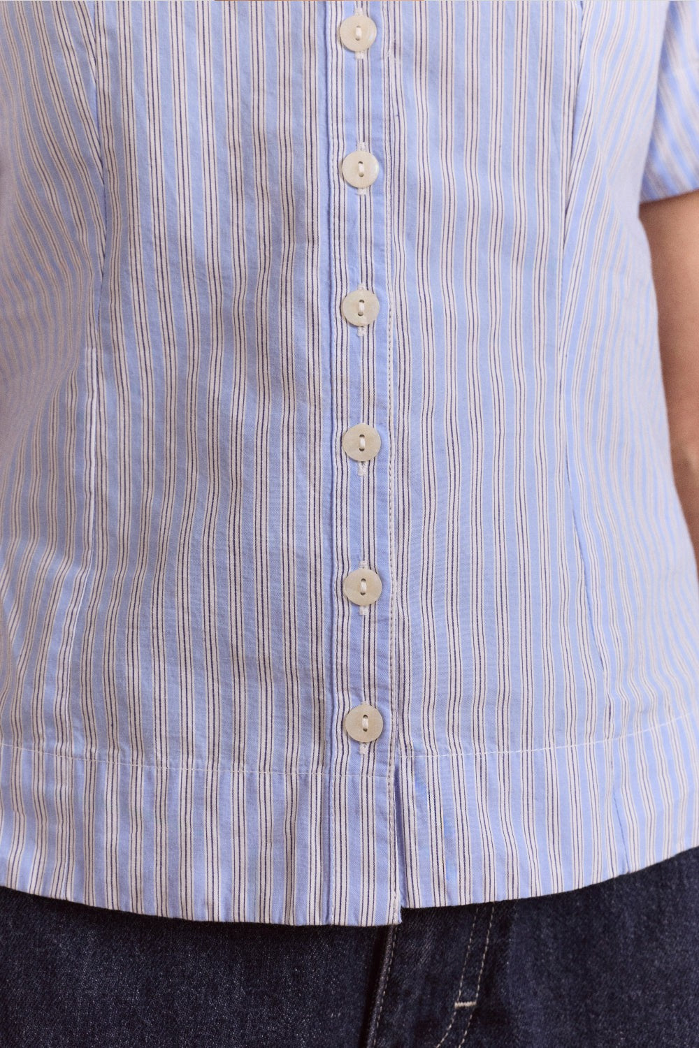 ebba shirt - mini blue stripe