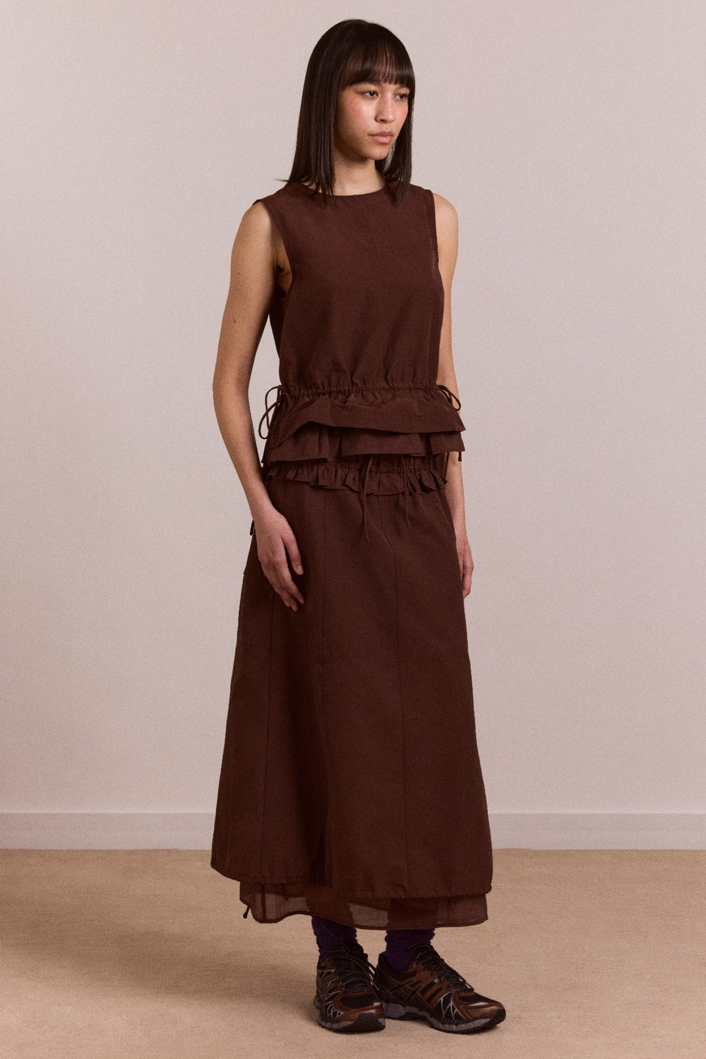 ailani blouse - choc