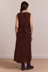 ailani blouse - choc