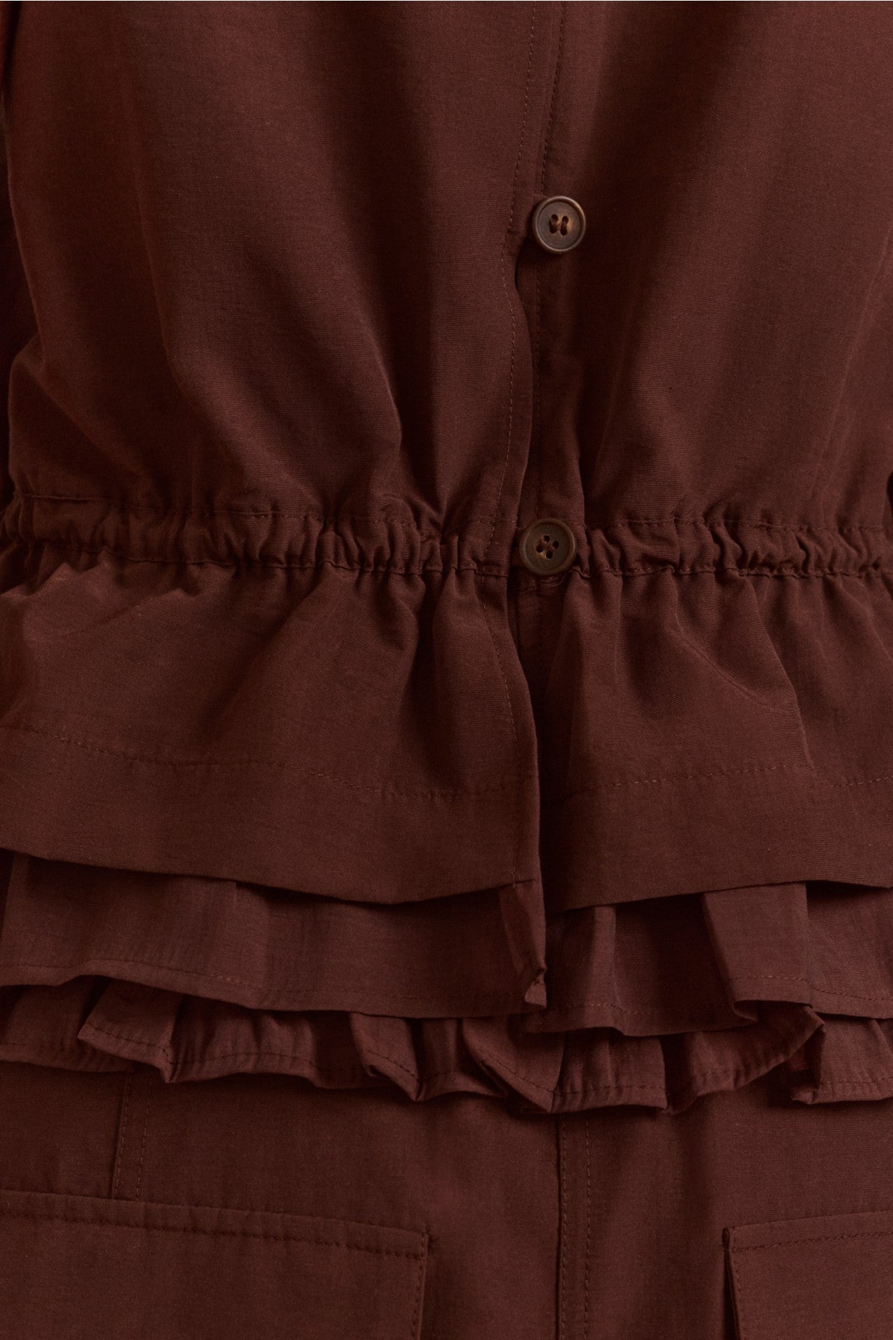 ailani blouse - choc