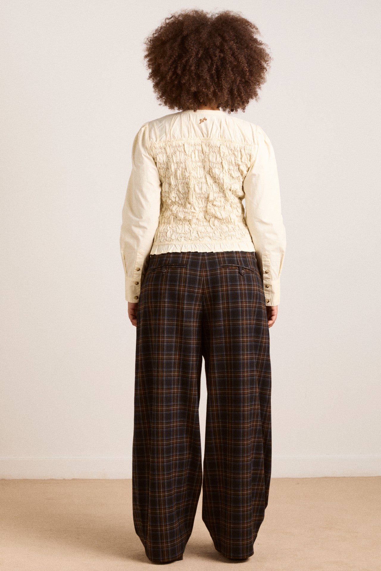 elliana smocked cardi - butter