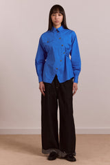 lux shirt - blue