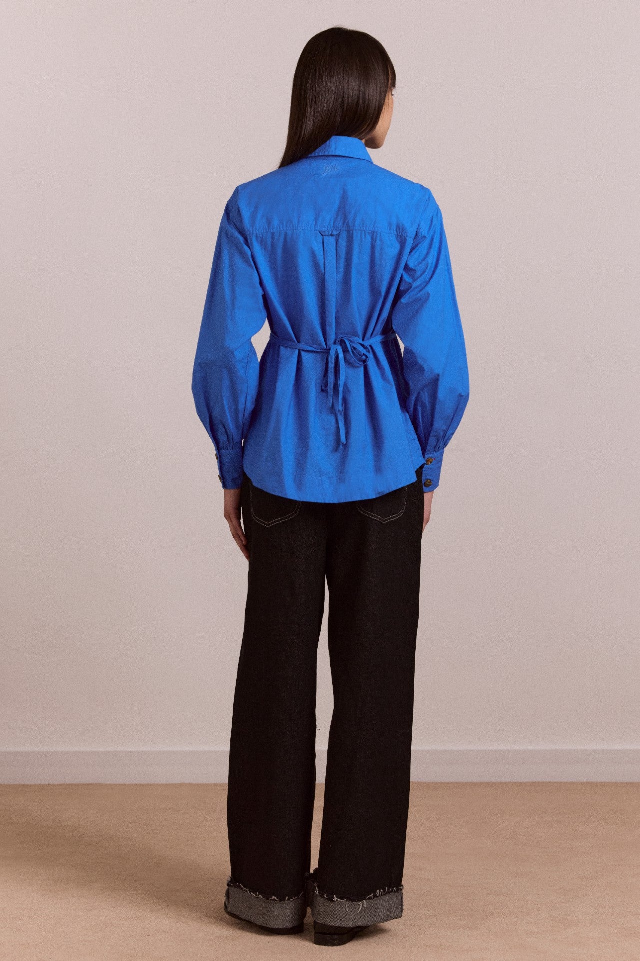 lux shirt - blue