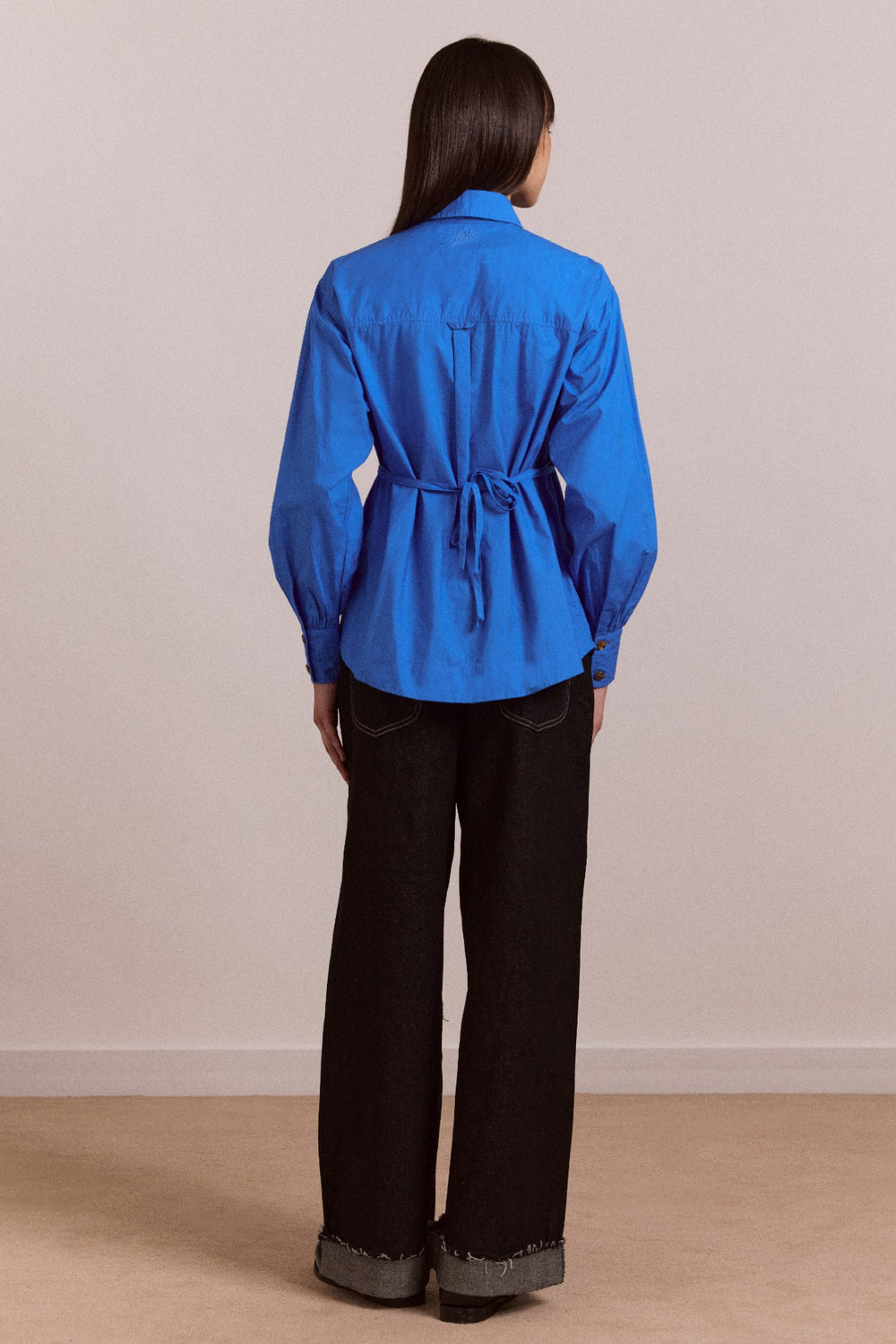 lux shirt - blue