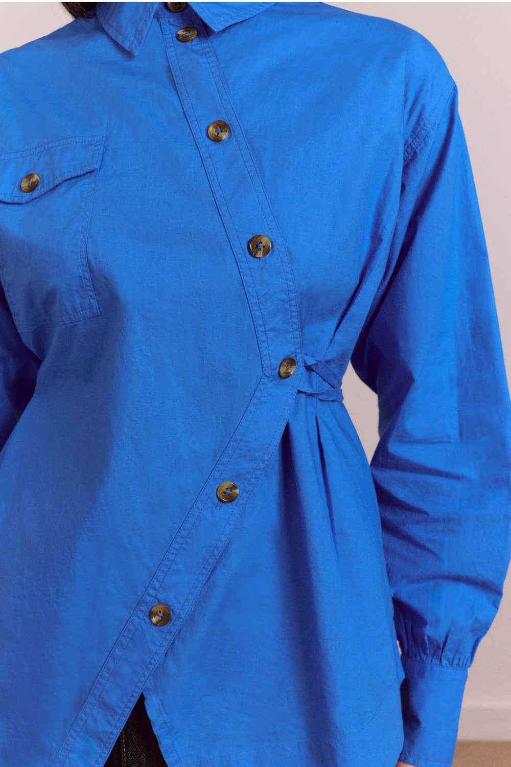 lux shirt - blue
