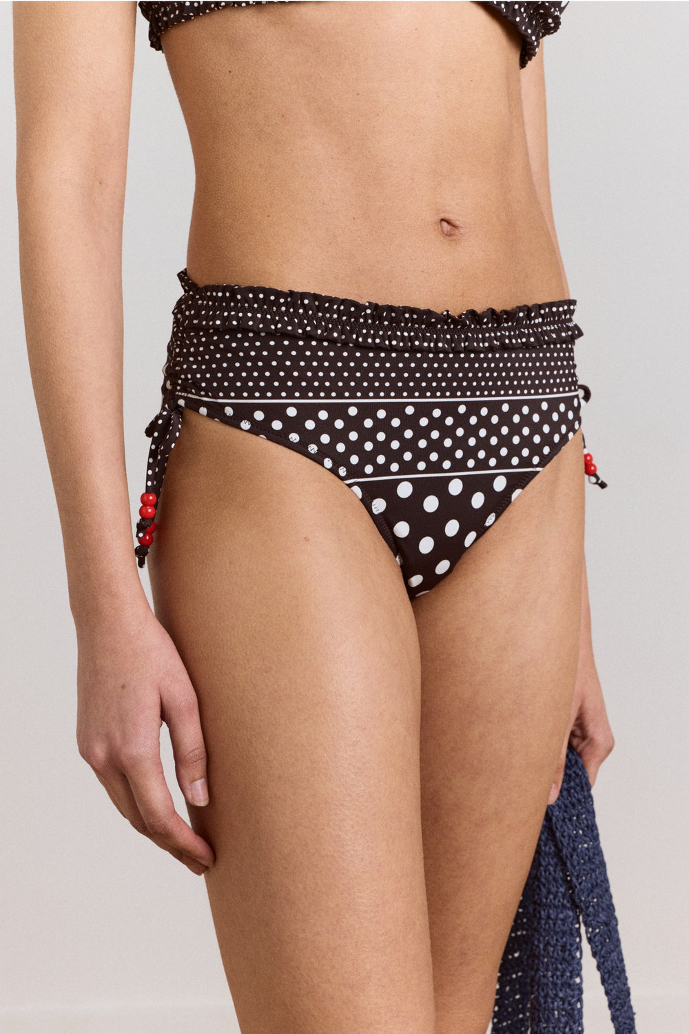 cove bikini bottom - spot stripe print