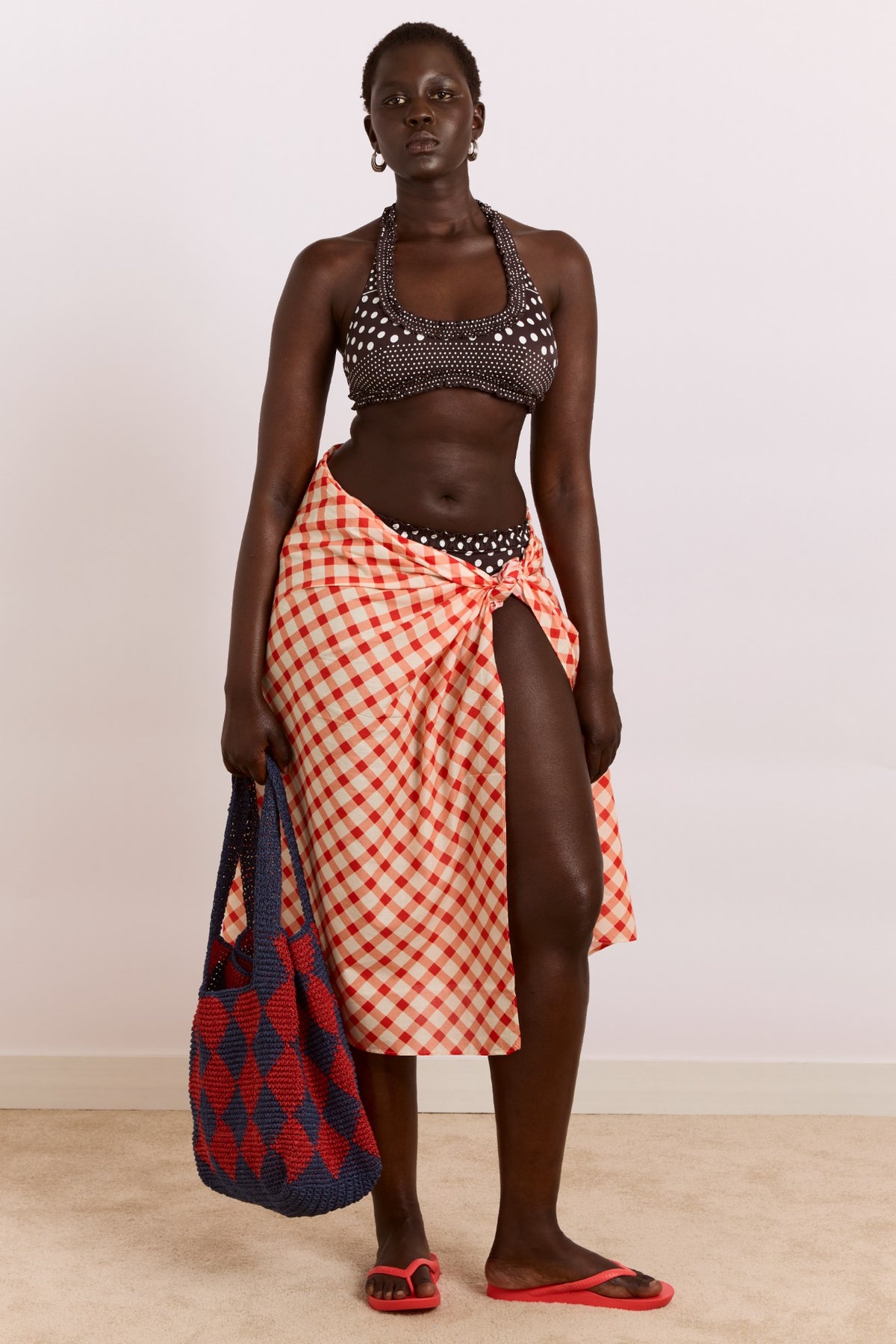 sarong - window pane check