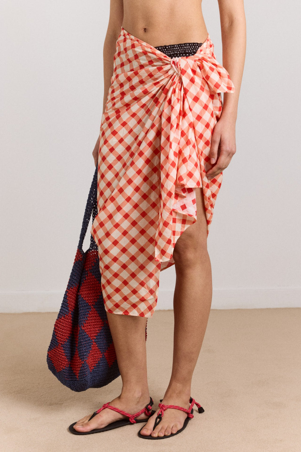 sarong - window pane check