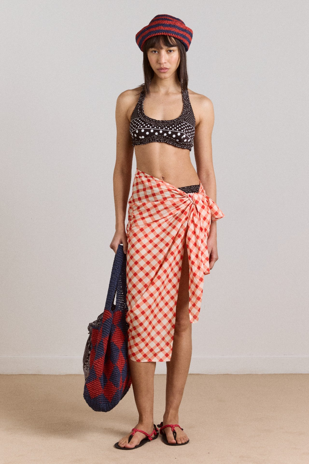 sarong - window pane check
