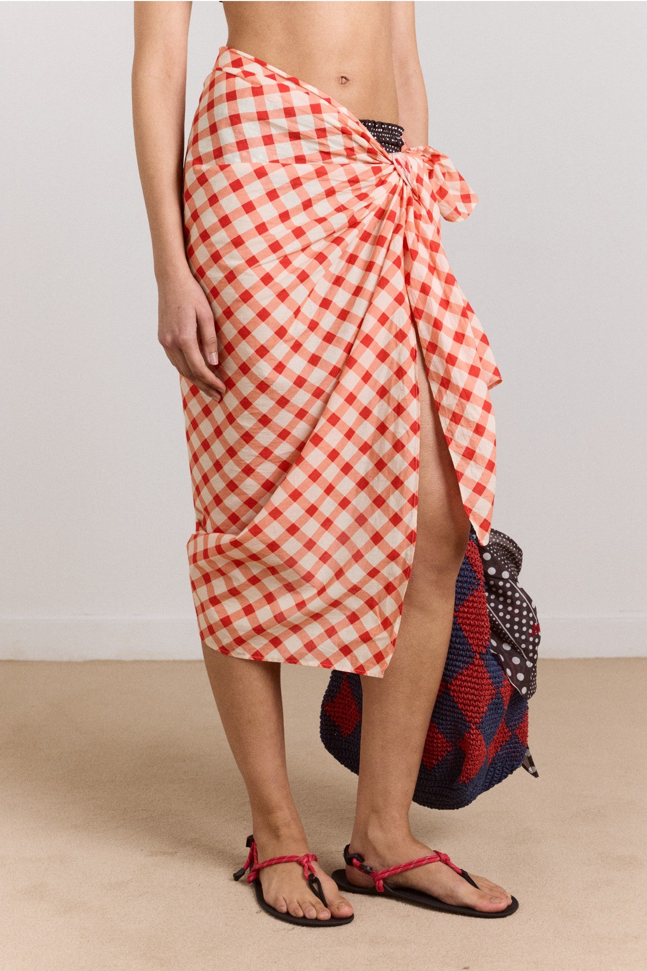 sarong - window pane check