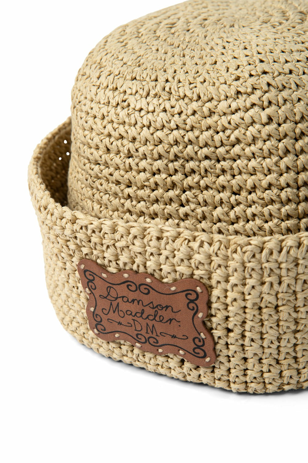 raffia sailor hat - natural