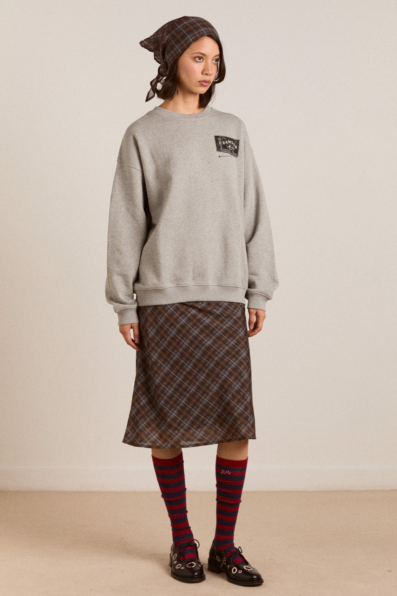 dm general store sweatshirt- grey marl