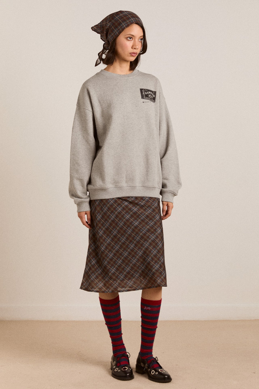 dm general store sweatshirt- grey marl