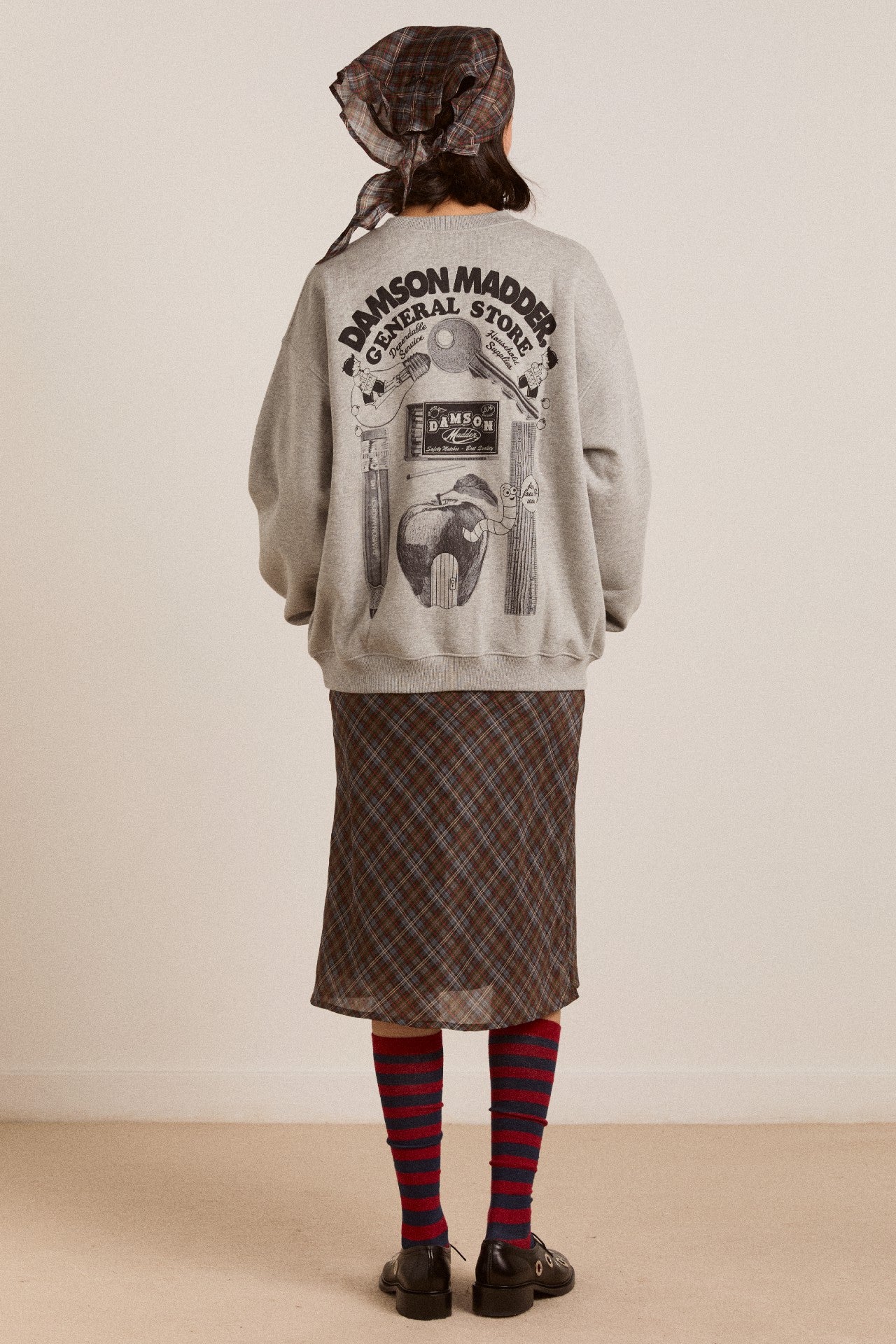 dm general store sweatshirt- grey marl