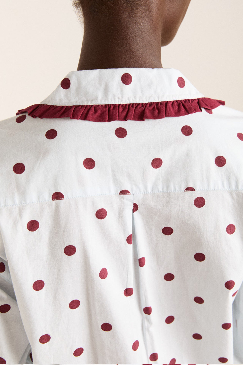 antonella pj set - polka dot
