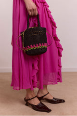 raffia tulip bag