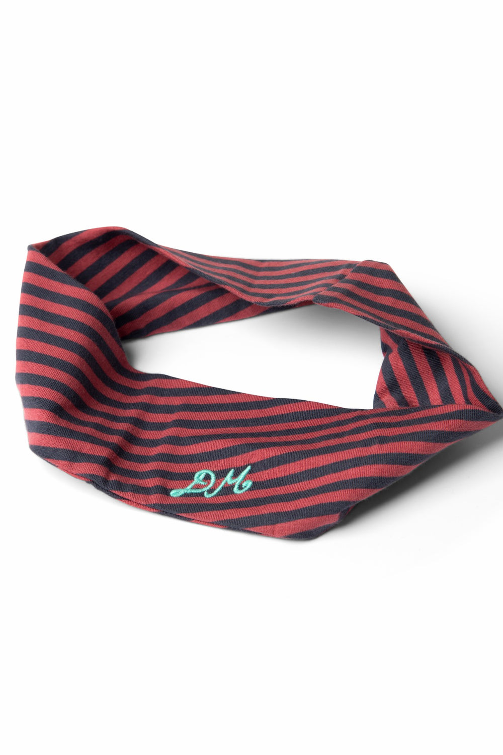 jersey headband - red stripe