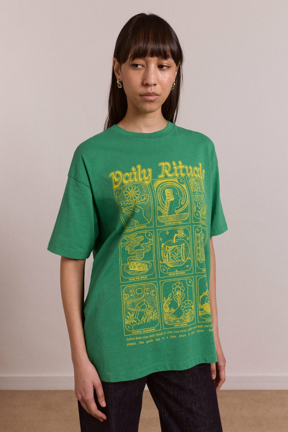 daily rituals graphic tee - green