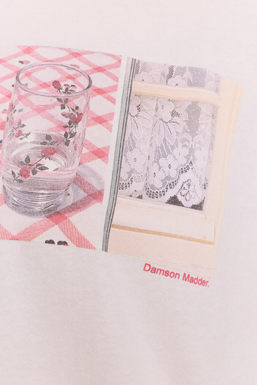 slow life crossword graphic tee - ecru