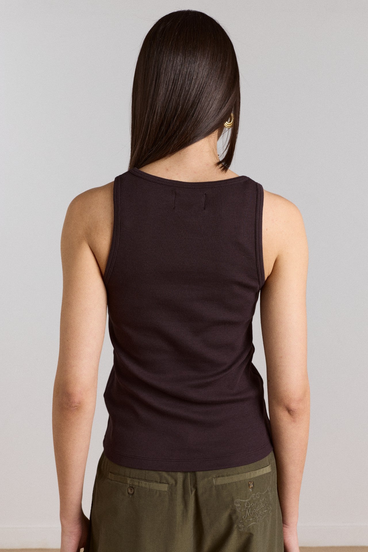 manon layered 2 in 1 top - choc/magenta