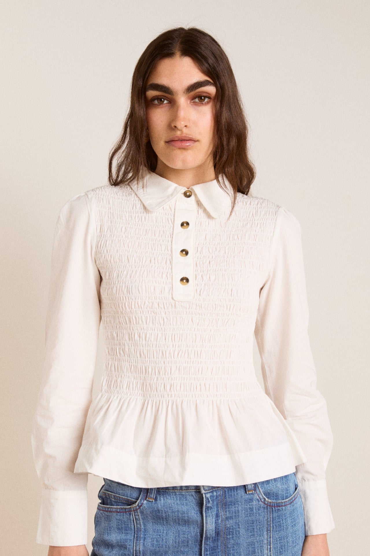 hazel shirt white