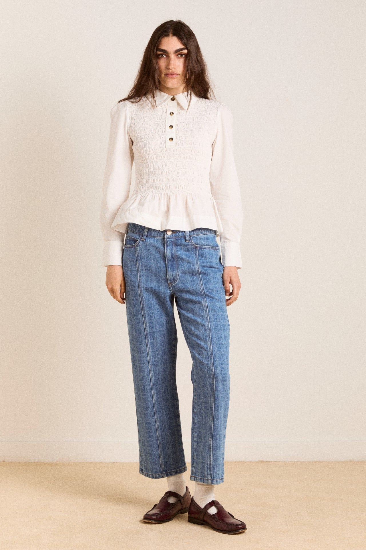 hazel shirt white