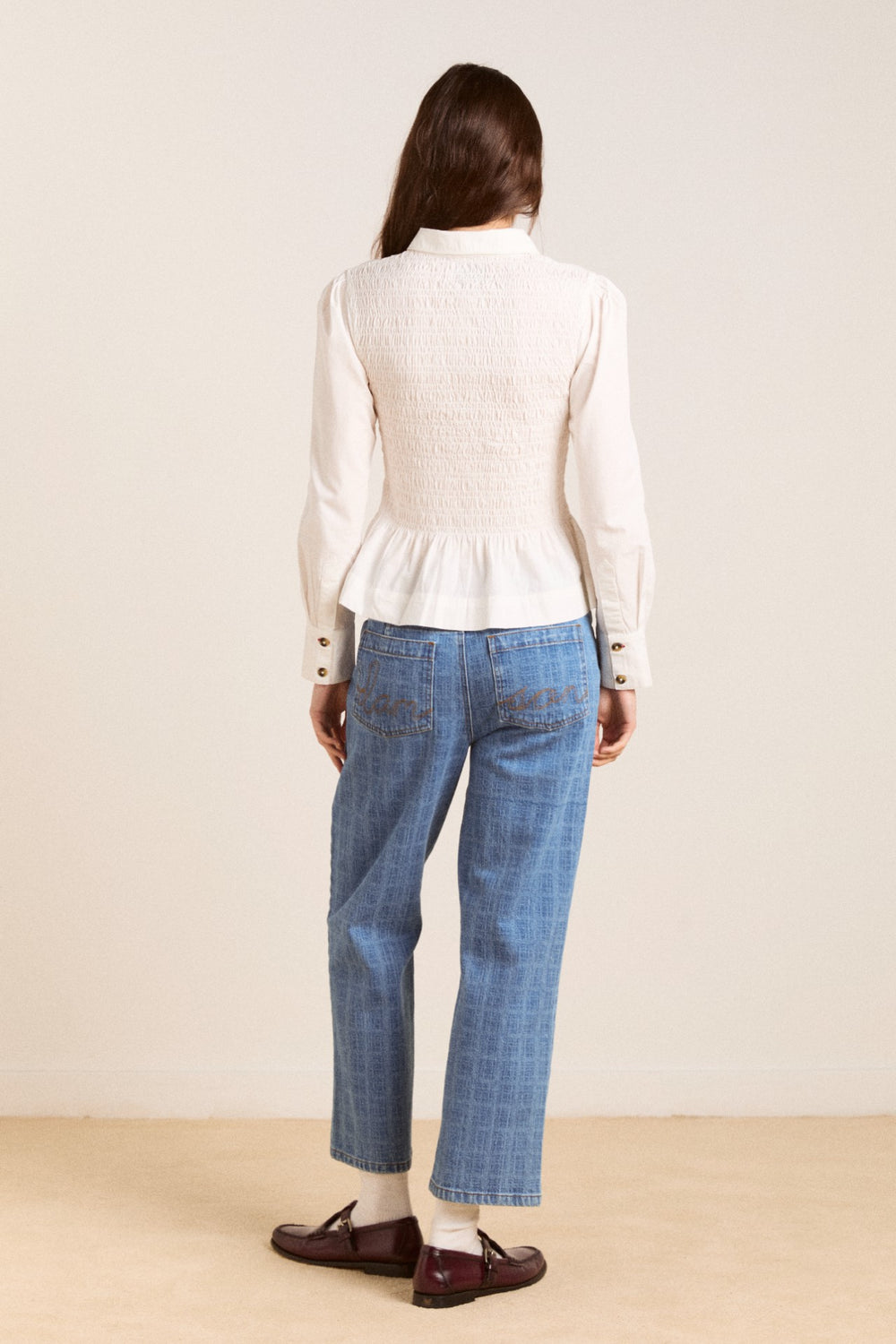 hazel shirt white