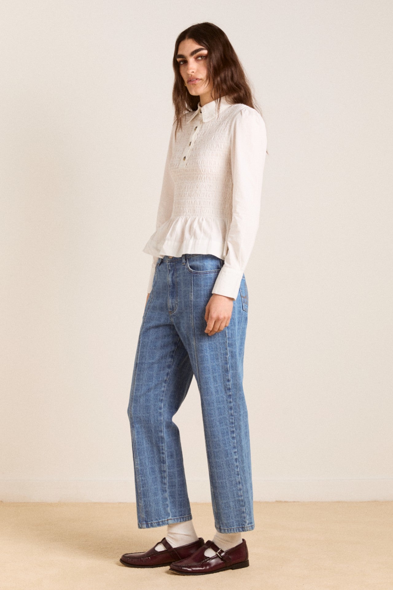 hazel shirt white