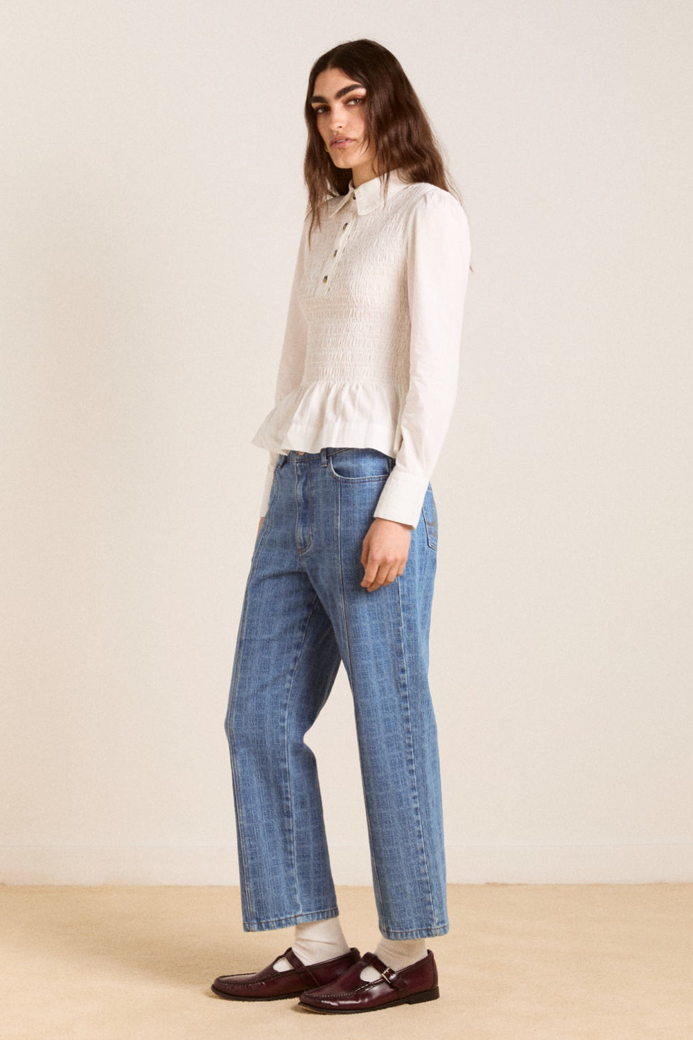 hazel shirt white