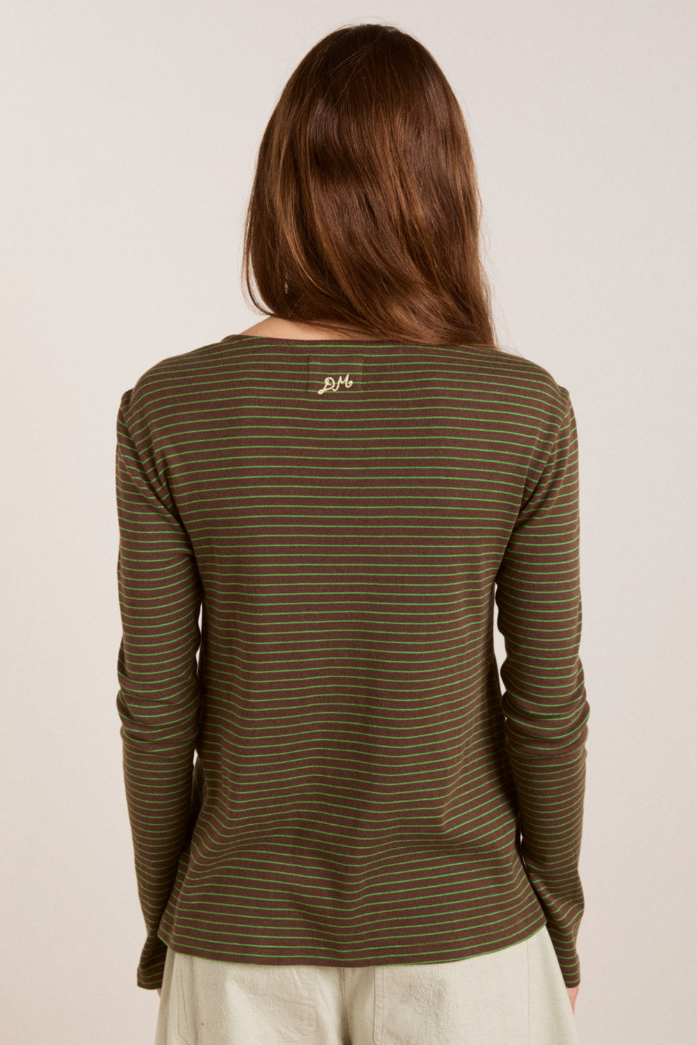 raelynn tee - green stripe