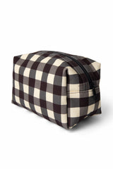 wash bag - butter gingham
