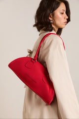 berta bowler bag - red
